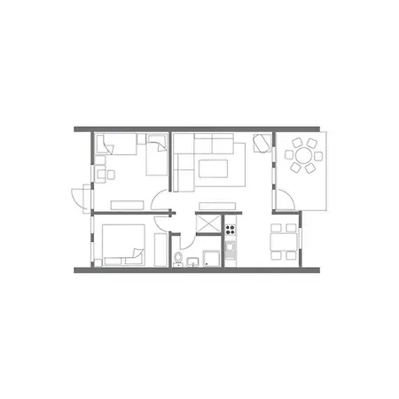 Ferienwohnpark Satteldachhaus Typ 9 Sd 25 Ferienhaus *